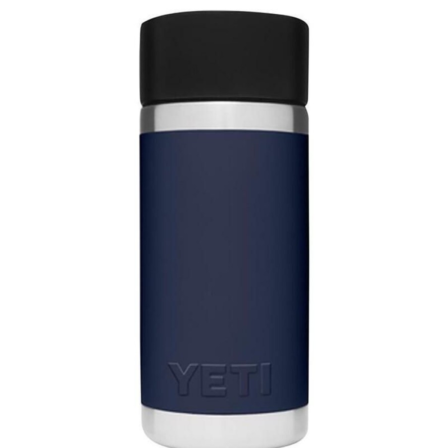 Home And Decor * | Promo Yeti Rambler 12 Oz Navy Bpa Free Bottle With Hotshot Cap