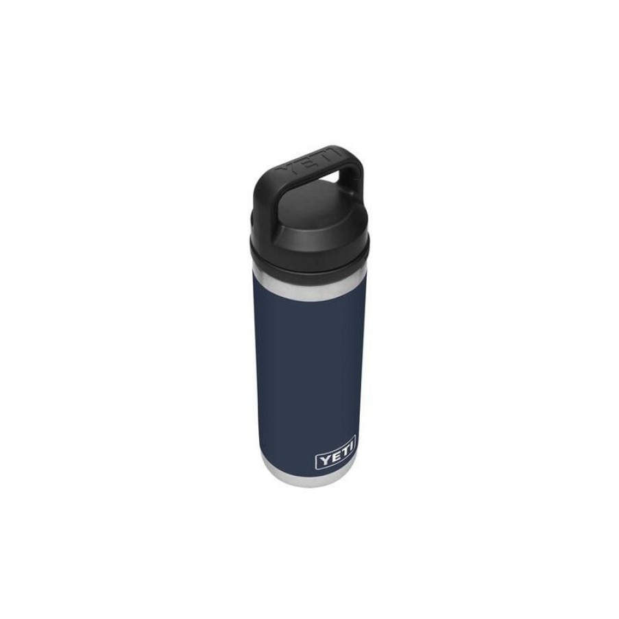 Home And Decor * | Hot Sale Yeti Rambler 18 Oz Navy Bpa Free Bottle With Chug Cap