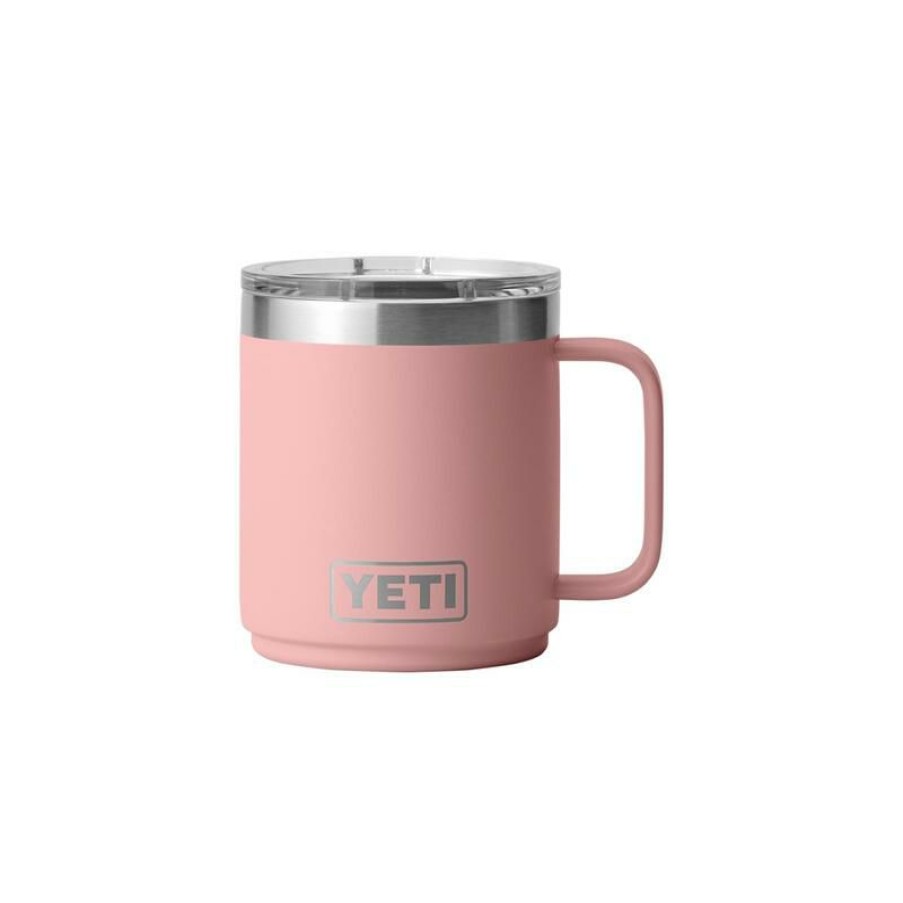 Home And Decor * | Cheap Yeti Rambler 10 Oz Sandstone Pink Bpa Free Mug With Magslider Lid