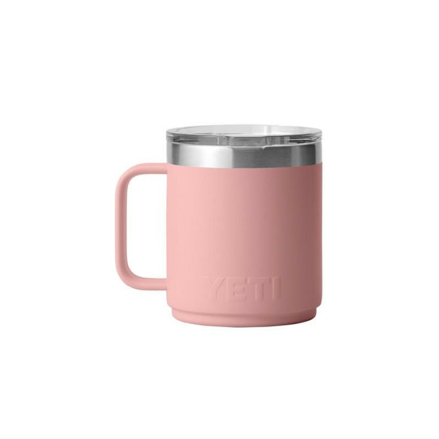 Home And Decor * | Cheap Yeti Rambler 10 Oz Sandstone Pink Bpa Free Mug With Magslider Lid