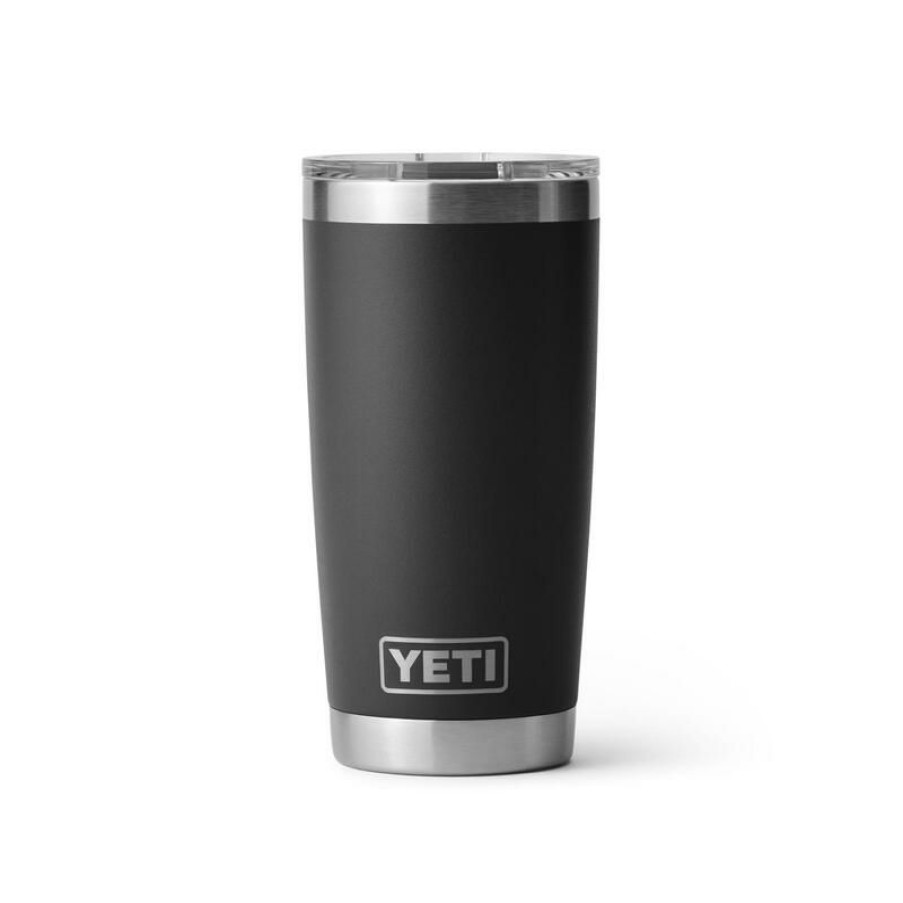 Home And Decor * | Best Pirce Yeti Rambler 20 Oz Black Bpa Free Tumbler With Magslider Lid