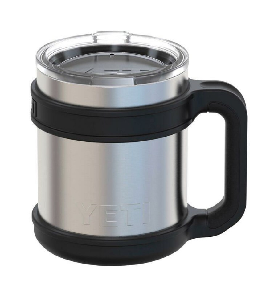 Home And Decor * | Deals Yeti Rambler Lowball Black Tumbler Handle