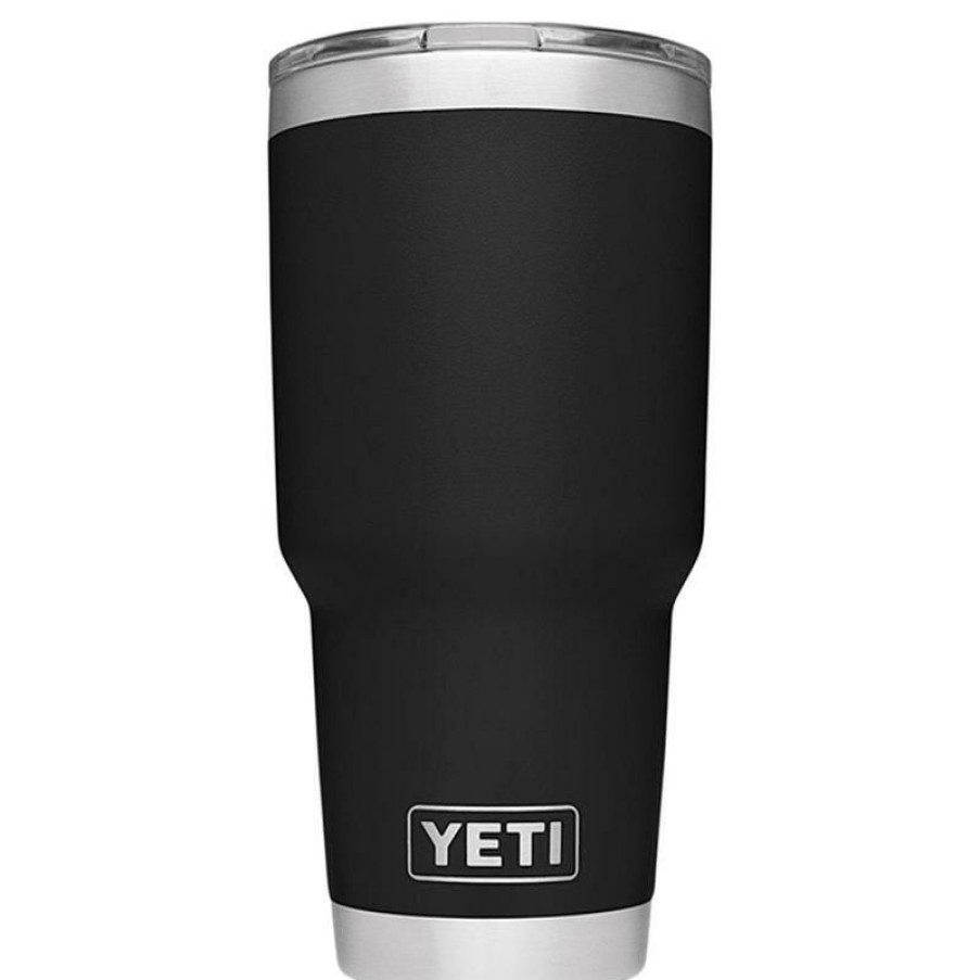 Home And Decor * | Promo Yeti Rambler 30 Oz Black Bpa Free Tumbler With Magslider Lid