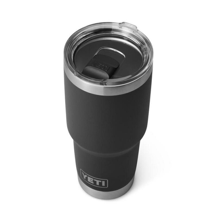 Home And Decor * | Promo Yeti Rambler 30 Oz Black Bpa Free Tumbler With Magslider Lid