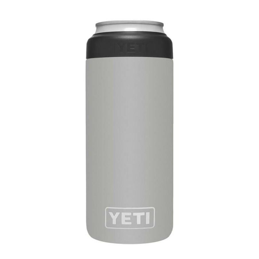 Home And Decor * | Brand New Yeti Rambler 12 Oz Colster Granite Gray Bpa Free Slim Can Insulator