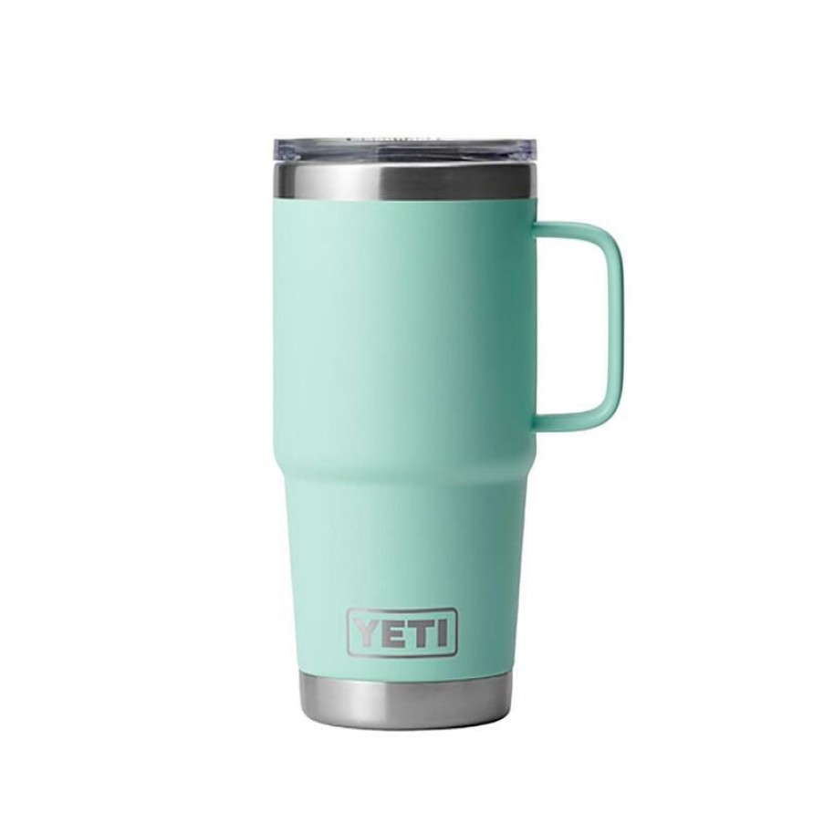 Home And Decor * | Brand New Yeti Rambler 20 Oz Seafoam Bpa Free Travel Mug