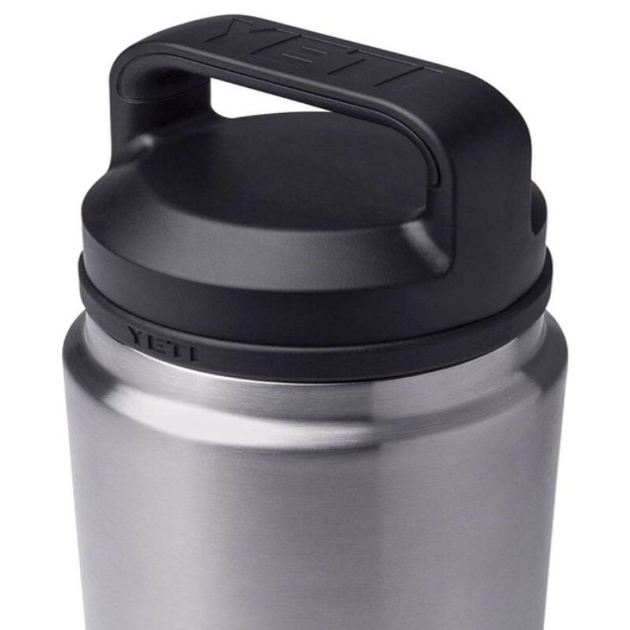 Outdoor Living * | New Yeti Rambler Black Bpa Free Bottle Chug Cap