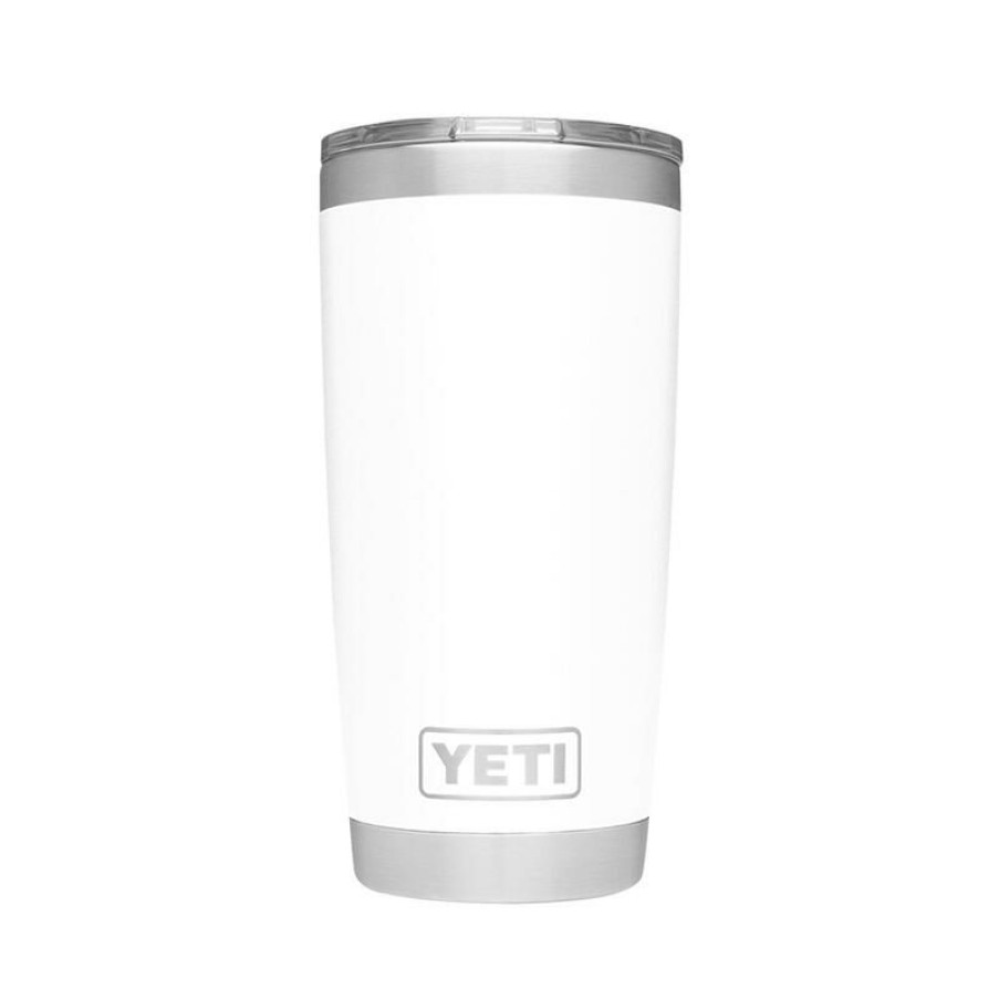 Home And Decor * | Flash Sale Yeti Rambler 20 Oz White Bpa Free Tumbler With Magslider Lid