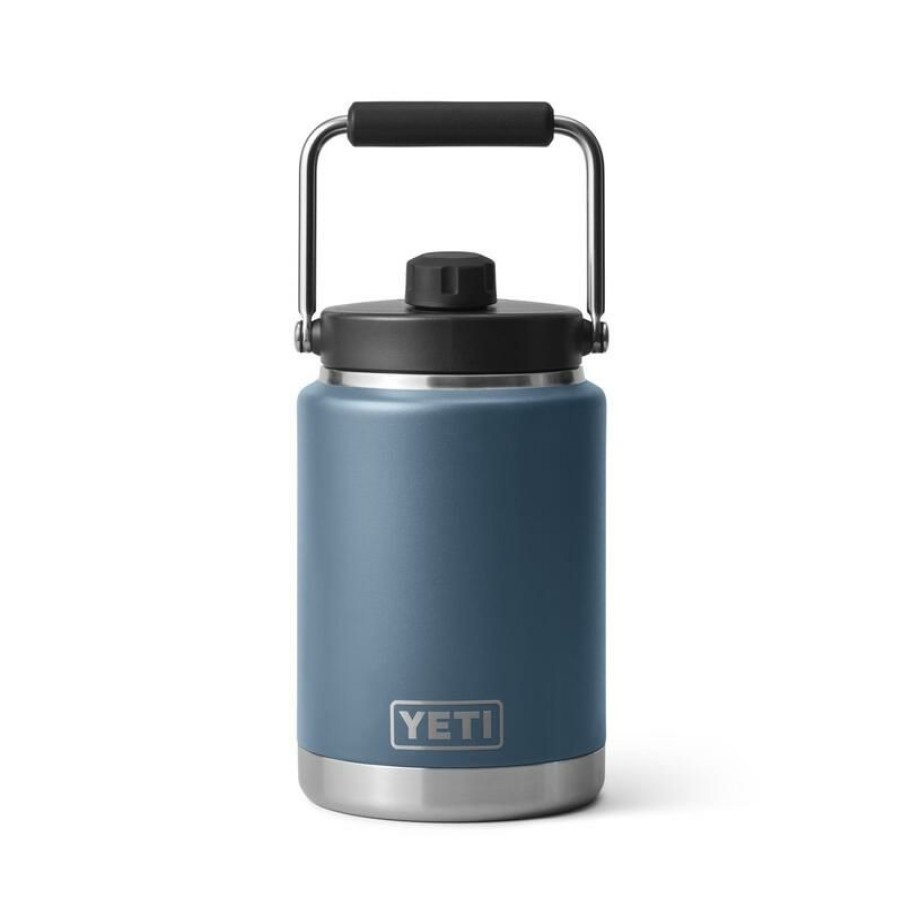 Home And Decor * | Best Pirce Yeti Rambler 0.5 Gal Nordic Blue Bpa Free Insulated Jug