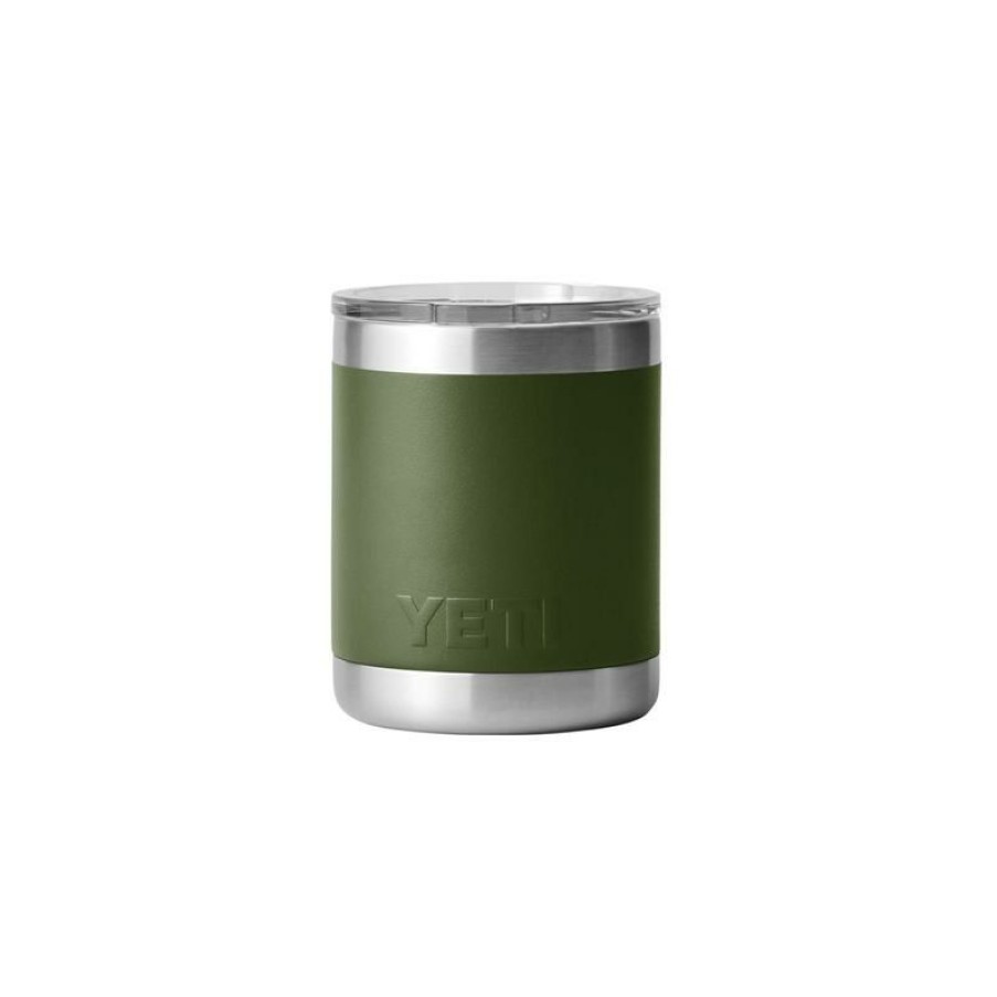 Home And Decor * | Hot Sale Yeti Rambler 10 Oz Lowball Highlands Olive Bpa Free Tumbler With Magslider Lid