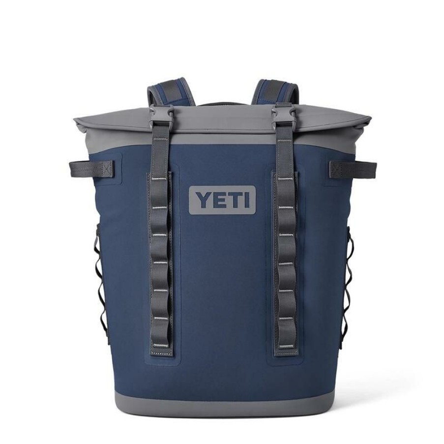 Outdoor Living * | Wholesale Yeti Hopper M20 Navy 20 Qt Backpack Cooler