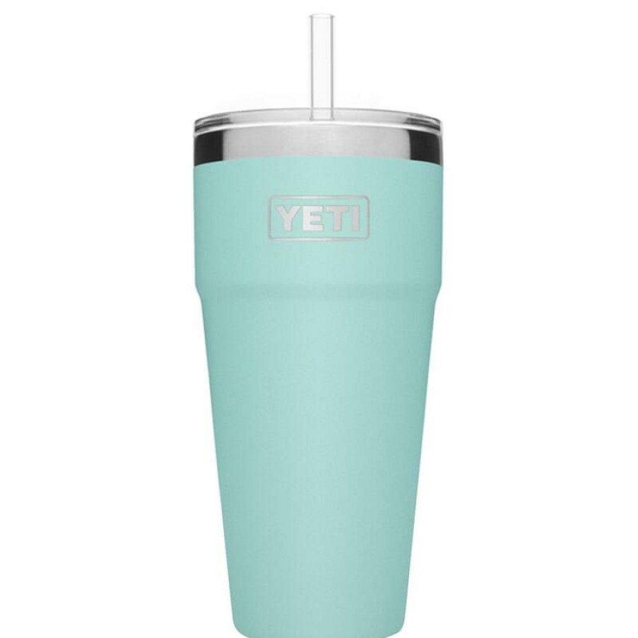 Home And Decor * | Best Reviews Of Yeti Rambler 26 Oz Seafoam Bpa Free Straw Cup