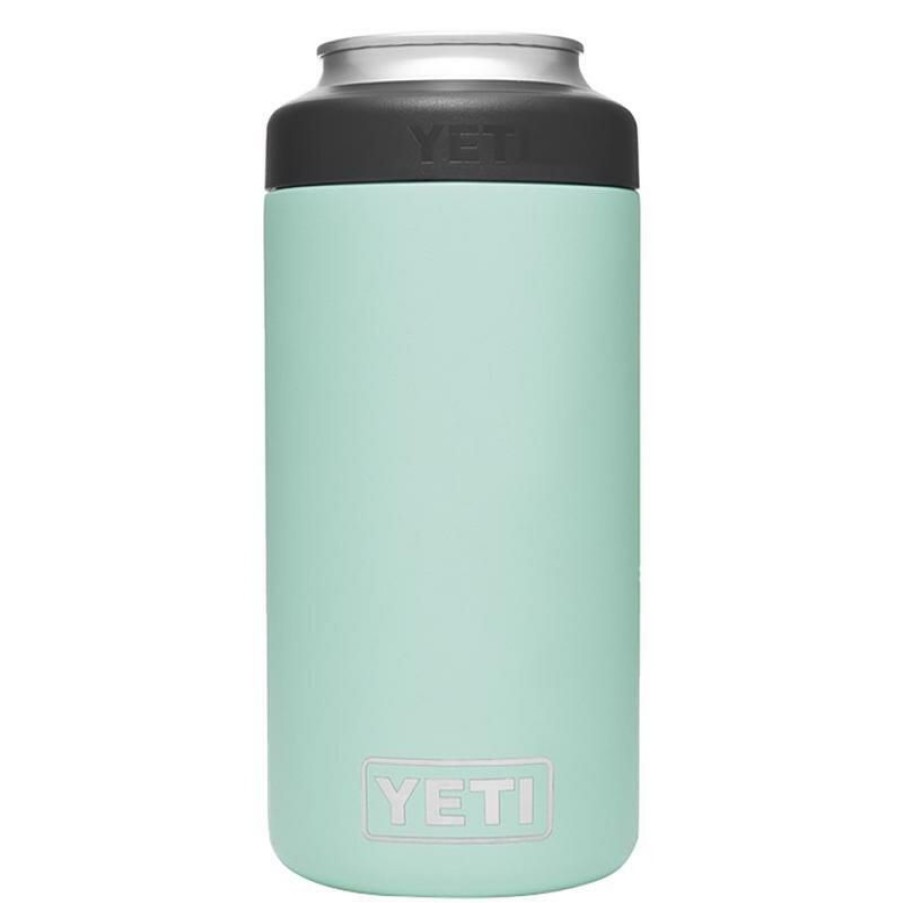 Home And Decor * | Flash Sale Yeti Rambler 16 Oz Colster Seafoam Bpa Free Tall Can Insulator