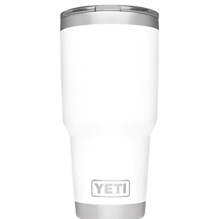 Home And Decor * | Outlet Yeti Rambler 30 Oz White Bpa Free Tumbler With Magslider Lid