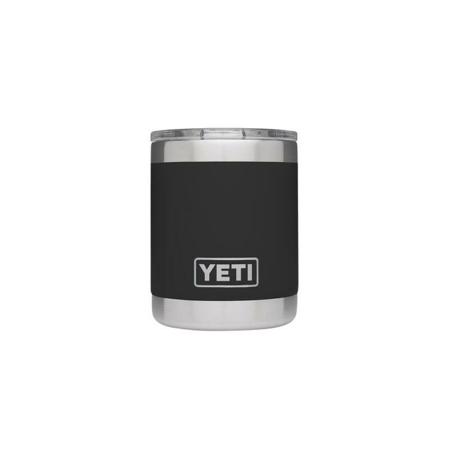 Home And Decor * | Buy Yeti Rambler 10 Oz Lowball Black Bpa Free Tumbler With Magslider Lid