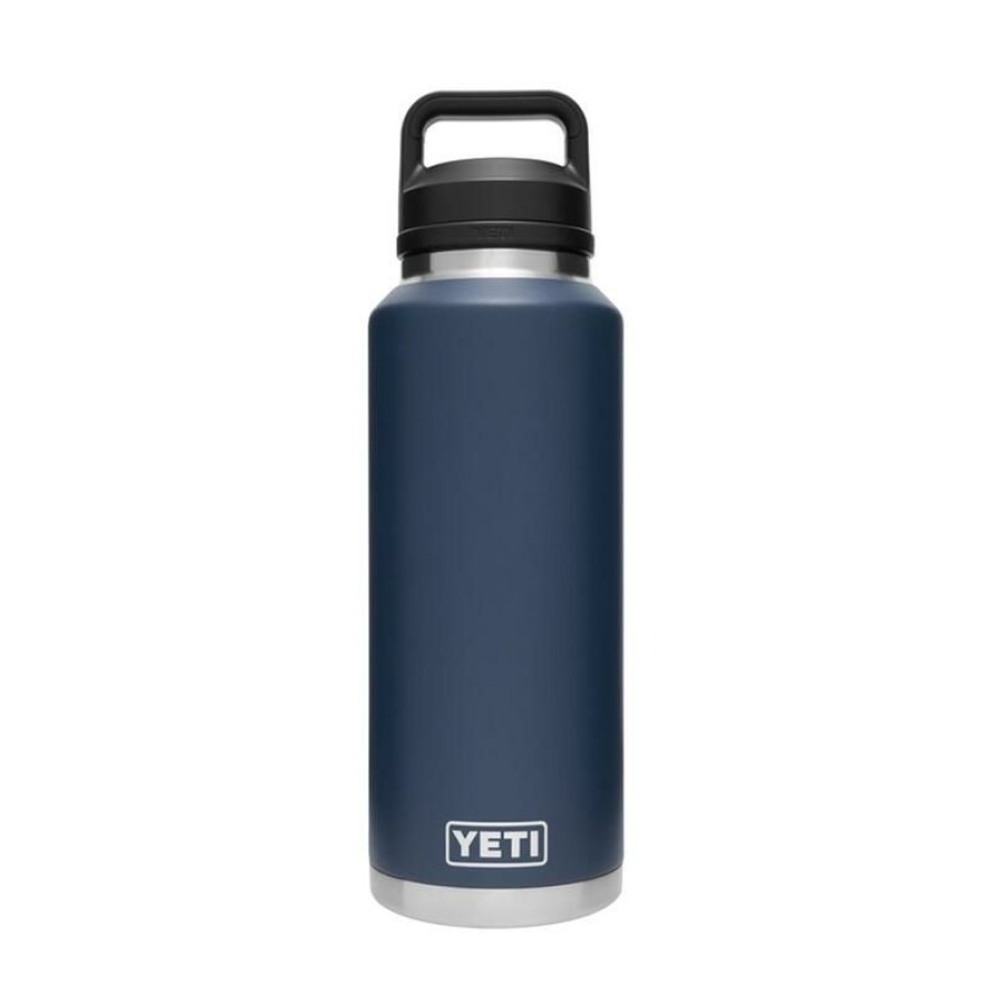 Home And Decor * | New Yeti Rambler 46 Oz Navy Bpa Free Bottle With Chug Cap