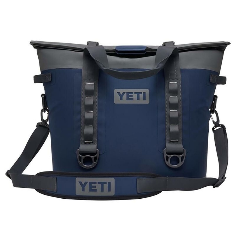 Outdoor Living * | Deals Yeti Hopper M30 Navy 28 Qt Cooler Bag