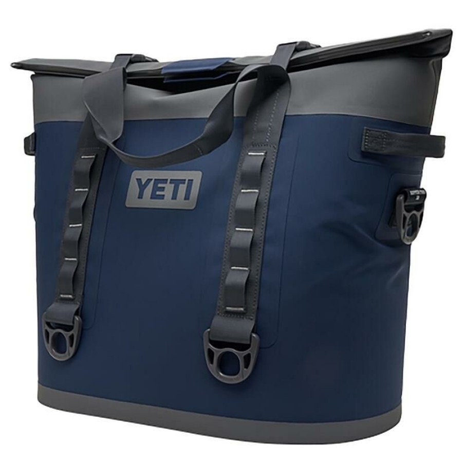 Outdoor Living * | Deals Yeti Hopper M30 Navy 28 Qt Cooler Bag